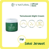 V Natural Temulawak Night Cream 20gr