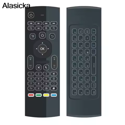 MX3 Backlit Air Mouse Smart Voice Remote Control 2.4G RF Wireless Keyboard for Android TV Box X96 Mi