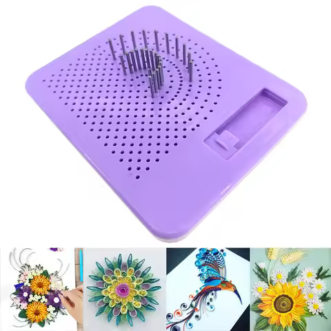 Paper Folding Crafting Grid Guide Paper Quilling Handmade Paper Craft DIY Paper Quilling Tool DIY Cr