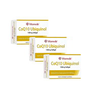 Vitamode CoQ10 Ubiquinol 100mg 30s Halal & KKM Anti-Fatigue Energy Booster for Busy Adults