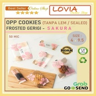 SP-08 OPP Plastic Cake Chocolate Candy Packaging Without Glue SAKURA Motif Size 4x9.5cm Premium Qual