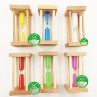 Timer2Wholesale5+30Seconds310+Printing LOGO1+Set of Decorative Items+Crafts+Wooden Minute Hourglass 