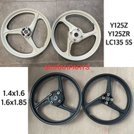 SPORT RIM YAMAHA Y125Z Y125ZR Y125 125Z 125ZR LC135 5S 3 BATANG FULL CHOP ENKEI SUSU PUTIH MATT BLAC