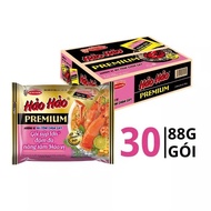 SA [New Date] Box of 30 packs of Hao Hao Premium Spicy and Sour Shrimp Noodles - Mixed Noodles with 