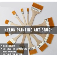 Wood Soft Nylon Brush Paint (Halal) Berus Cat Kayu Nylon (12 SIZES)