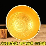 Grab Weeks Lucky Fortune Treasure Baifu Bowl Golden Big Bowl Solid Ornaments Decoration Desktop Craf