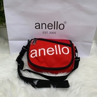 NekokissBag Anello mini size (หิ้วShopมีถุงแบรนด์) SLANTING Shoulder Bag กระเป๋าคาดอก กระเป๋าคาดเอว
