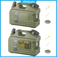 18L Camping Water Jug with Detachable Faucet Portable Water Tank No Leakage Emergency Water Storage 