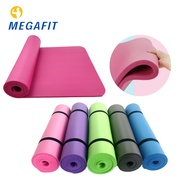 MEGAFIT 10mm TPE Yoga Mat Yoga Exercise Mat Non-Slip Mat Gym Exercise Mat