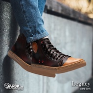 Sneakers Vintage Legacy HIGH Sepatu Kulit BAROK.ID