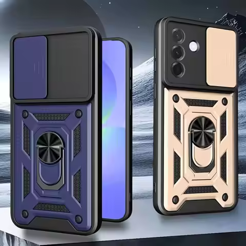 For Samsung Galaxy A57 5G Case Slide Lens Protect Shockproof Armor Phone Case For Galaxy A57 A 57 Ga