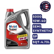 MOBIL SUPER 5000 10W40 SP Semi Synthetic Engine Oil (4.73L)