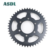 520 46Tเฟืองห่วงโซ่ด้านหลังสำหรับKawasaki Ninja400 EN650 EX650 ER650 Ninja 650R ER-6f ER-6n ER6f ER6