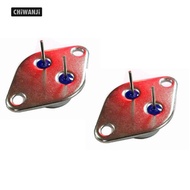 [CHiWANji] 2 Pieces 2N3055 NPN Transistor TO-3 DIY Parts Base Installation Durable