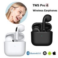 Mini Pro 4 TWS Bluetooth Wireless Earphone inPods Headphone HiFi Stereo Sport Gaming Headset With Mic Touch Control Earbuds