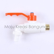 Jumbo Garden Faucet Brass Thread Large PVC Garden Water Faucet Crank Izumo VPR