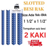 🔥READY STOCK🔥BESI ANGEL RAK LUBANG 2'KAKI / SLOTTED ANGEL BAR 2'FT