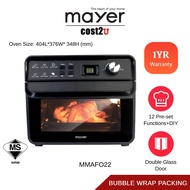Khind Mayer 20L Digital Air Fryer Oven (12 Functions) | MMAFO22 Food Dehydrator Dry Fruits Pizza Defrost Ketuhar 烤箱