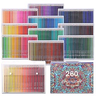 Brutfuner 80/260 Colors Oil Pencil Artist Professional Color Pencils Set Painting Students Drawing A