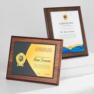 Appointment Letter Authorization Plate Franchise Plaque Agent Certificate Engraving Medal Honor Wood