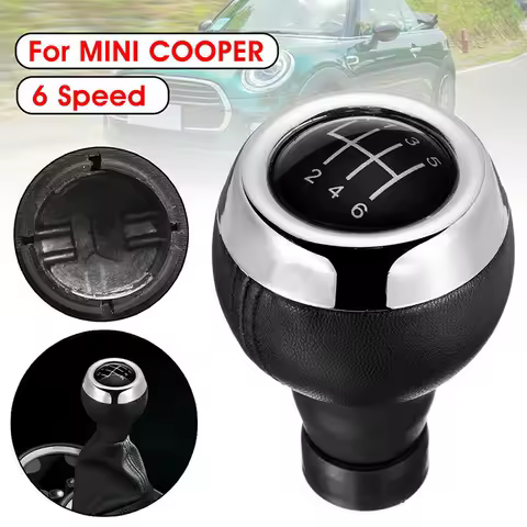 6-Speed Manual Transmission Car Gear Shift Knob Shifter Lever For MINI COOPER R55 R56 R57 R58 R59 F5