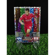 PHILIPPE Cooutinho LIVERPOOL.FC MAN OF THE MATCH CARD ATTAX 2015 TOPPS