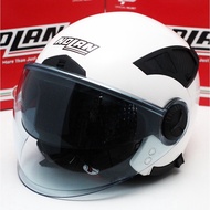 Nolan Helmet N33 Evo Classic (2 Metal White) Open Face