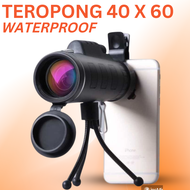 BARU SUNCORE 40 x 60 Teropong Lensa Kamera hp Smartphone Mini Jarak Jauh Super Zoom HD Waterproof