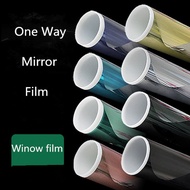 Heat Reduction Window Film Solar Tint Reflective One Way Mirror Sun Block Glass Sticker wallpaper