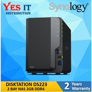 Synology  DS223J / DS223 / DS224+ / DS225+ 2 Bay NAS - (Intel Celeron J4125 2.0/2.7Ghz, 2GB DDR4,2 x
