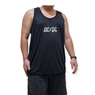 JUMBO ADULT MEN'S SINGLET OR OVER SIZE SINGLET WITH DIGITAL LOGO SCREEN PRINTING 3XL AND 4XL