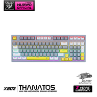 คีย์บอร์ดเกมมิ่ง NUBWO X802  MINI RGB 97 Keys มีให้เลือก 3 สี Black/Gray/Red สินค้ารับประกัน 2 ปี