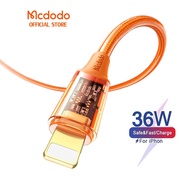 Mcdodo Transparent  PD 36W Type-C To Lightning /100W USB-C to Type C Data Cable  IOS Cable CA-159/210/209/211/208