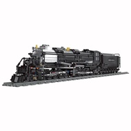 DAXX BIGBOY Steam Train Building Kit and Engineering Toy,BIGBOY Locomotive with Track Display Set Co