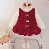Children Plus Velvet 2026 Winter Princess Dress Baby Girl Birthday Dress Thickened Live Supply 2026.