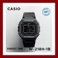 Casio Illuminator W-218H-1B Digital Quartz W218H-1B Triple Black W218 Brand New