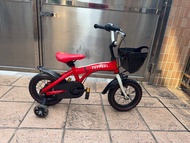 二手單車 12寸 紅色Ferrari小童單車 (元朗Yuen long)