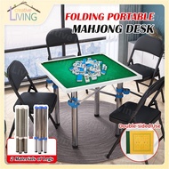 【Double-sided Use】Portable Mahjong Table Multifunctional Playing Table Household Foldable Mahjong / Chinese Chess Table