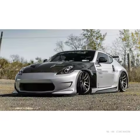 Hot Suitable for Nissan 370z car modification parts, Amuse style full body kit, Devil Z34 front , re
