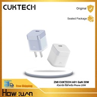 ZMI A01 Crystal 20W GaN หัวชาร์จ iPhone 20W รองรับเทคโนโลยี PD น้ำหนักเบา ระบบป้องกัน 5 ชั้น