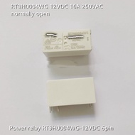 NEW 100% Rt9h0004wg 12vdc 16a 250vac Normally Open Genuine Import Power Relay Rt9h0004wg-12vdc 6pin