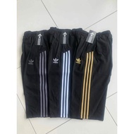 🔥||seluar Tracksuit Pendek Adidas || Adidas tiga line tracksuit 3 suku || seluar sport pendek 3suku ||adidas 3 suku ||