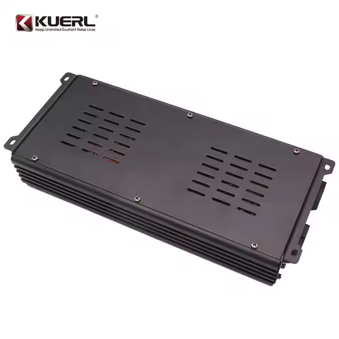 Wholesale 12V Monoblack Aluminium Shell Car Amplifier RMS Power 1200W @ 1OHM 1-Channel Class D Full 