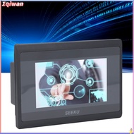 1qiwan-my HMI PLC Touch Screen Monitor  4.3 inch TFT LCD Display Module DC 24V Touchscreen 12 Input 