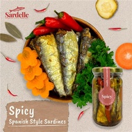 Sardelle Spicy Premium Spanish Style Sardines in Corn Oil Authentic From Dipolog City
