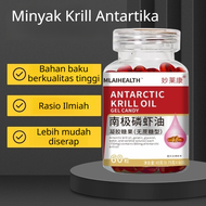 Kapsul Minyak Krill Antartika Astaxanthin Suplemen Omega 3 Mengandung Fosfolipid Baik Untuk Kesehata