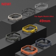 MEW! Ultra Thin Hard Bumper Case for Apple Watch Ultra 49mm Shockproof Anti-scratch Watch Cover