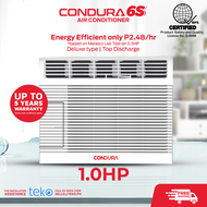Condura 6s 1.0Hp Window Type Low energy Air Conditioner with Energy Saving Plug WCONZ010EC1