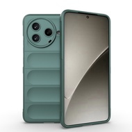 For Xiaomi Redmi K80 Pro, K80 Casing ELVEV Washable Flexible TPU All-inclusive Fiber Flocking Inside