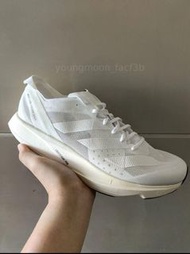adidas Adizero Takumi Sen 9 男款跑步鞋 - 白色